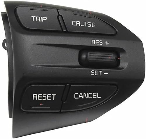 Multifunktions Lenkrad Schalter Tasten für 96720-H8020 96720-H8520 96720-G6010 Kia Rio 5 2020,Lenkradschalter Steuerknopf LenkradSteuerschalterTast Auto Zubehör,B von TMZWJ
