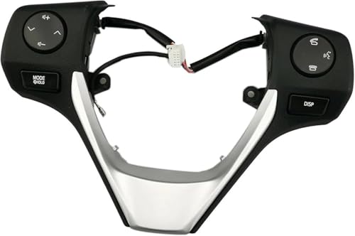 Multifunktions Lenkrad Schalter Tasten für TOYOTA Corolla RAV4 2014-2018 84250-02560,Lenkradschalter Steuerknopf LenkradSteuerschalterTast Auto Zubehör,D-Switch-Uframe von TMZWJ