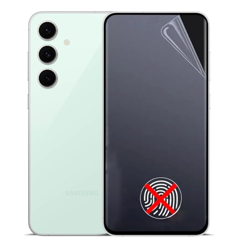 2 Stück Matte Schutzfolie für Samsung Galaxy S24 FE 6.7", [Blendschutz][Anti-Fingerabdruck] Weiche Flexibilität Hydrogel Folie, Fingerabdruck-ID Unterstützen von TMahhbid