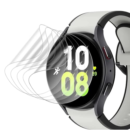 [5 Stück] Hydrogelfolie Displayschutz für Samsung Galaxy Watch FE 40mm / Watch 7 40mm, Flexibel HD Clear Bildschirmschutz TPU [Berührungsempfindlich] [Blasenfrei] von TMahhbid