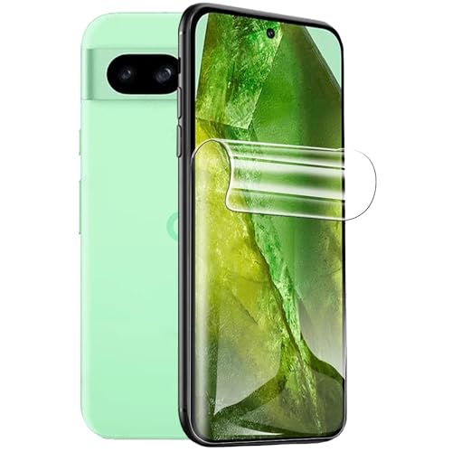 TMahhbid [2 Stück] Hydrogel Displayschutzfolie für Google Pixel 8a (6.6 Zoll), [Nicht Glas] Hydrogel Film Klar HD Weich TPU Schutzfolie [Hochempfindliche] von TMahhbid