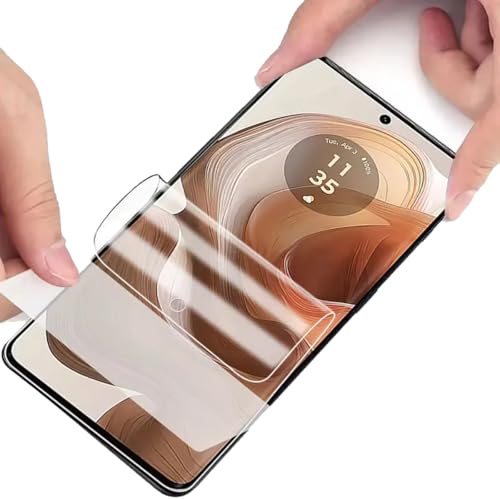 TMahhbid [2 Stück] Hydrogel Displayschutzfolie für Motorola Edge 60 Fusion/Moto Edge 60 5G/Moto Edge 60 Pro (6.67 Zoll), [Nicht Glas] Hydrogel Film Klar HD Weich TPU Schutzfolie [Hochempfindliche] von TMahhbid