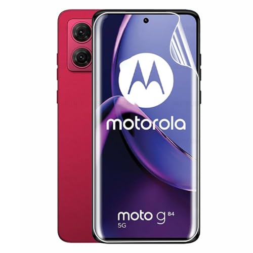 TMahhbid [2 Stück] Hydrogel Displayschutzfolie für Motorola Moto G54 5G/Moto G14 (6.5 Zoll), [Nicht Glas] Hydrogel Film Klar HD Weich TPU Schutzfolie [Hochempfindliche] von TMahhbid