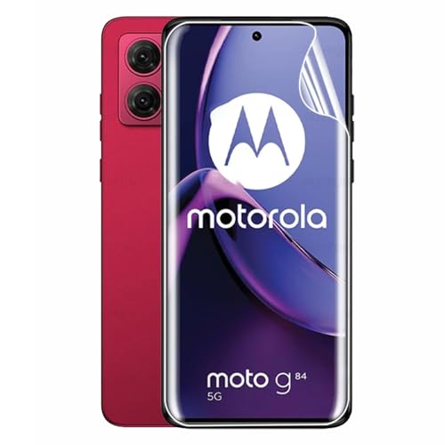 TMahhbid [2 Stück] Hydrogel Displayschutzfolie für Motorola Moto G84 5G (6.5 inch), [Nicht Glas] Hydrogel Film Klar HD Weich TPU Schutzfolie [Hochempfindliche] von TMahhbid