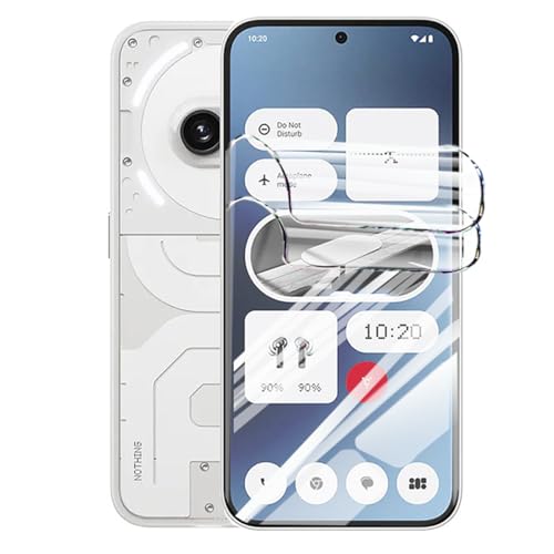 TMahhbid [2 Stück] Hydrogel Displayschutzfolie für Nothing Phone (2a)/(2a) Plus (6.7 Zoll), [Nicht Glas] Hydrogel Film Klar HD Weich TPU Schutzfolie [Hochempfindliche] von TMahhbid