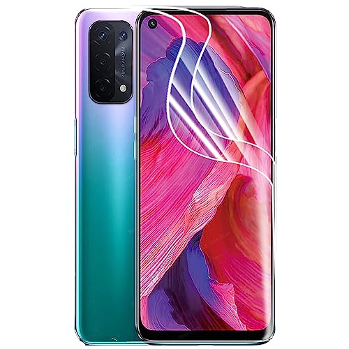 TMahhbid [2 Stück] Hydrogel Displayschutzfolie für Oppo A74 5G / Oppo A54 5G (6.5 inch), transparent, weiche TPU-Schutzfolie (kein gehärtetes Glas) [HD transparent] [Hohe Empfindlichkeit] von TMahhbid