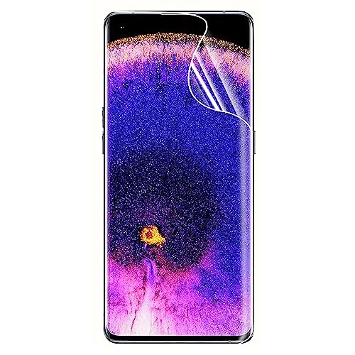 TMahhbid [2 Stück] Hydrogel Displayschutzfolie für Oppo Find X5 5G (6.55 inch), transparent, weiche TPU-Schutzfolie (kein gehärtetes Glas) [HD transparent] [Hohe Empfindlichkeit] von TMahhbid