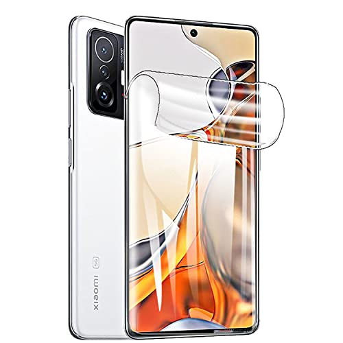 TMahhbid [2 Stück] Hydrogel Displayschutzfolie für Xiaomi 11T/11T Pro 5G (6.67 inch), [Nicht Glas] Hydrogel Film Klar HD Weich TPU Schutzfolie [Hochempfindliche] von TMahhbid