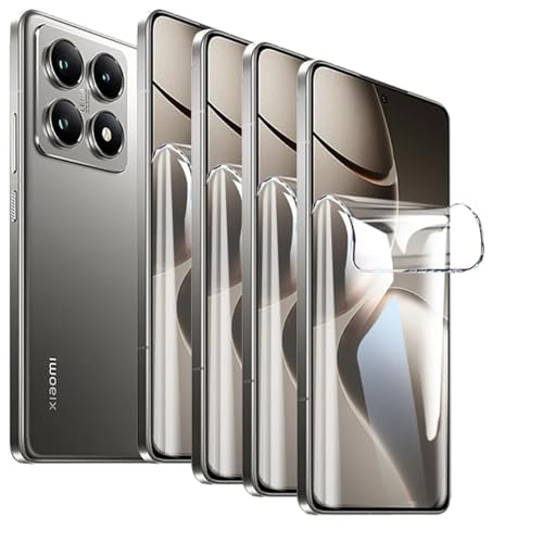 TMahhbid [2 Stück] Hydrogel Displayschutzfolie für Xiaomi 14T Pro/Xiaomi 14T 6.4", [Nicht Glas] Hydrogel Film Klar HD Weich TPU Schutzfolie [Hochempfindliche] von TMahhbid