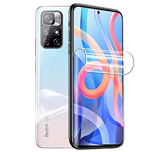 TMahhbid [2 Stück] Hydrogel Displayschutzfolie für Xiaomi Redmi Note 11 Pro+ / Note 11 Pro Plus 5G (6.67 inch), [Nicht Glas] Hydrogel Film Klar HD Weich TPU Schutzfolie [Hochempfindliche] von TMahhbid
