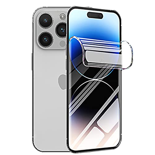 TMahhbid [2 Stück] Hydrogel Displayschutzfolie für iPhone 14 Pro (6.1 inch), [Nicht Glas] Hydrogel Film Klar HD Weich TPU Schutzfolie [Hochempfindliche] von TMahhbid
