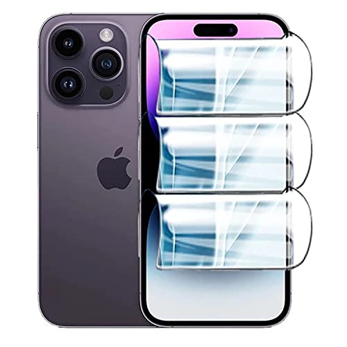 TMahhbid [2 Stück] Hydrogel Displayschutzfolie für iPhone 14 Pro Max (6.7 inch), [Nicht Glas] Hydrogel Film Klar HD Weich TPU Schutzfolie [Hochempfindliche] von TMahhbid