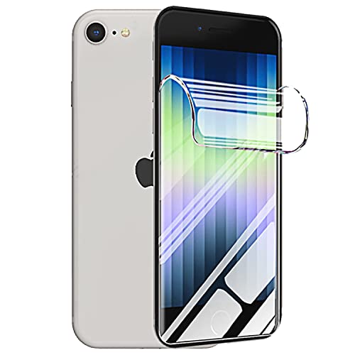 TMahhbid [2 Stück] Hydrogel Displayschutzfolie für iPhone SE 2022 2020(SE 3/2) /iPhone 8 /iPhone 7 (4.7 inch), [Nicht Glas] Hydrogel Film Klar HD Weich TPU Schutzfolie [Hochempfindliche] von TMahhbid