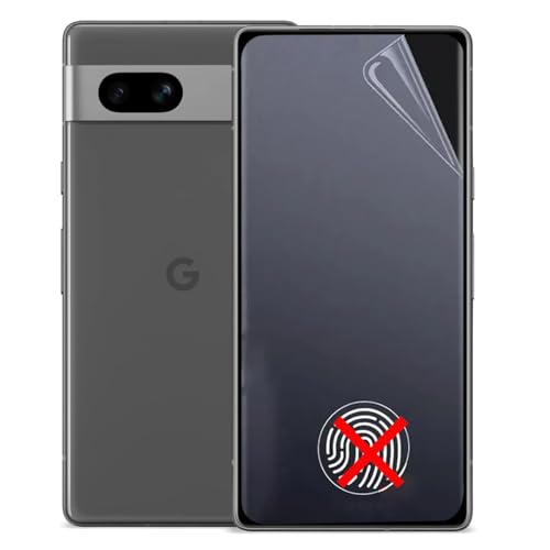 TMahhbid [2 Stück] Matte Schutzfolie für Google Pixel 8a (6.1Zoll), [Blendschutz][Anti-Fingerabdruck] Weiche Flexibilität Hydrogel Folie, Fingerabdruck-ID Unterstützen von TMahhbid