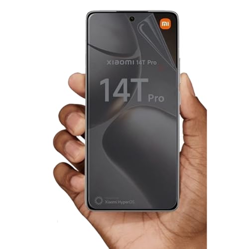 TMahhbid 2 Stück Matte Schutzfolie für Xiaomi 14T Pro/Xiaomi 14T 6.4", [Blendschutz][Anti-Fingerabdruck] Weiche Flexibilität Hydrogel Folie, Fingerabdruck-ID Unterstützen von TMahhbid