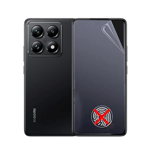TMahhbid 2 Stück Matte Schutzfolie für Xiaomi Redmi Note 14 Pro/Redmi Note 14 Pro+ Plus 6.67", [Blendschutz][Anti-Fingerabdruck] Weiche Flexibilität Hydrogel Folie, Fingerabdruck-ID Unterstützen von TMahhbid