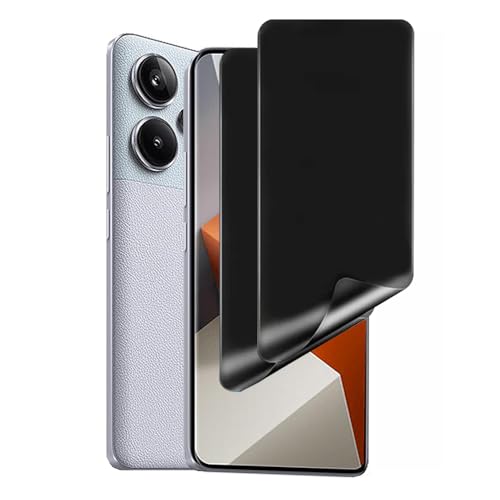 TMahhbid [2 Stück] Privacy Hydrogel Folie für Xiaomi Redmi Note 13 Pro+ / Redmi Note 13 Pro Plus(6.67 inch), Weiche Flexibel Anti-Peeping Displayschutzfolie HD TPU Film von TMahhbid