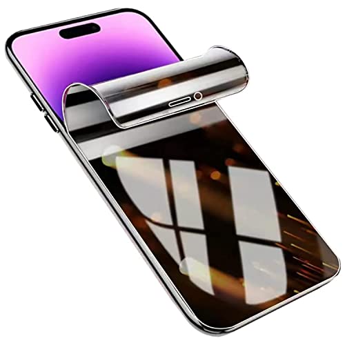 TMahhbid [2 Stück] Privacy Hydrogel Folie für iPhone 14 / iPhone 13/13 Pro (6.1 inch), Weiche Flexibel Anti-Peeping Displayschutzfolie HD TPU Film von TMahhbid