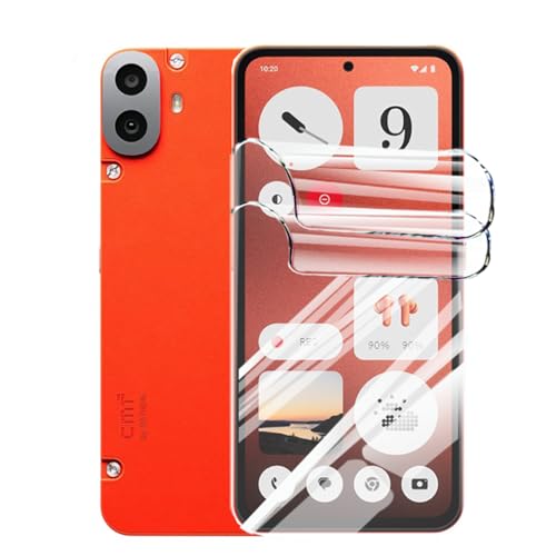 TMahhbid 2pcs Hohe Empfindlichkeit Hydrogel Film für Nothing CMF Phone 1 (6.67 Zoll), Flexibel HD Clear Bildschirmschutz Fingerabdrücke Entsperren Hydraulische Folie von TMahhbid
