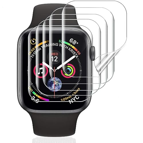 TMahhbid [5 Stück] Hydrogel Displayschutzfolie für Apple Watch Series 9/8/7 45mm, [Nicht Glas] Hydrogel Film Klar HD Weich TPU Schutzfolie [Hochempfindliche] von TMahhbid