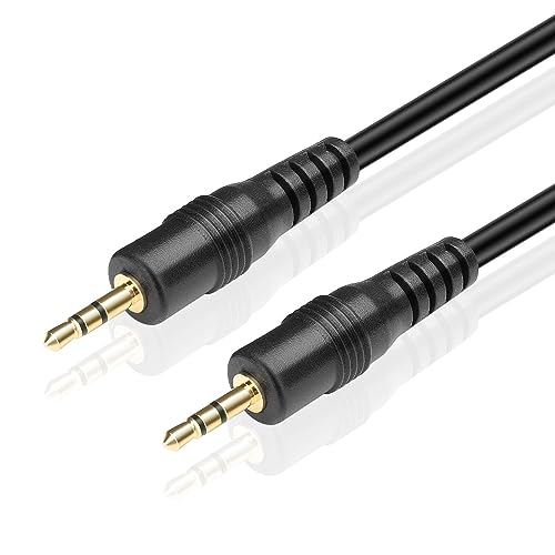 TNP 2,5 mm Aux-Kabel auf 2,5 mm Aux-Klinkenkabel - 1m, Stereo-Audiokabel, Klinkenstecker, Kopfhörerkabel, für Heim-Stereoanlagen, Lautsprecher, iPhones, iPods, iPad, Stecker auf Stecker, schwarz TNP 2,5 mm Aux-Kabel auf 2,5 mm Aux-Klinkenkabel - 1m, Stereo-Audiokabel, Klinkenstecker, Kopfhörerkabel, für Heim-Stereoanlagen, Lautsprecher, iPhones, iPods, iPad, Stecker auf Stecker, schwarz von TNP Products