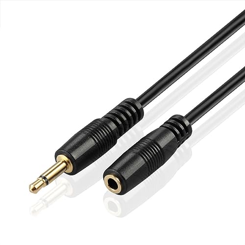 TNP 3,5 mm Mono Klinkenkabel Verlängerung - 5m, Mono-Verlängerungskabel, TS-Klinkenstecker, 3,5 Stecker auf 3,5 Buchse, für Pre- Amp, Power Amplifier, 12V Trigger für Amplifier, schwarz TNP 3,5 mm Mono Klinkenkabel Verlängerung - 5m, Mono-Verlängerungskabel, TS-Klinkenstecker, 3,5 Stecker auf 3,5 Buchse, für Pre- Amp, Power Amplifier, 12V Trigger für Amplifier, schwarz von TNP Products