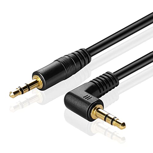 TNP Aux Kabel 3,5 mm Vergoldeter rechtwinkliger Stecker zu Stecker, AUX Headset Audio TRS Verbindungskabel für Audiogerät Kopfhörerkabel Ersatz Computer Tragbarer Lautsprecher Auto, 0,9 M TNP Aux Kabel 3,5 mm Vergoldeter rechtwinkliger Stecker zu Stecker, AUX Headset Audio TRS Verbindungskabel für Audiogerät Kopfhörerkabel Ersatz Computer Tragbarer Lautsprecher Auto, 0,9 M von TNP Products