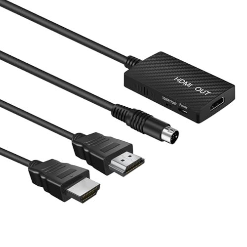 TNP HDMI Adapter für Sega Genesis, HDMI Link Kabel kompatibel mit Sega Genesis 1 und 2, Mega Drive 1 und 2 Spielkonsolen für HD TVs, Monitore und Projektoren von TNP Products