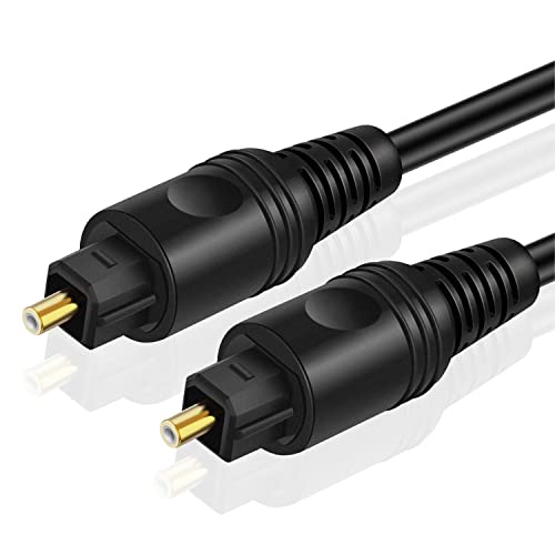 TNP Toslink Digitales optisches Audiokabel (6,5 m), Heimkino, Glasfaser, Toslink-Stecker auf Stecker, optischer Stecker von TNP Products
