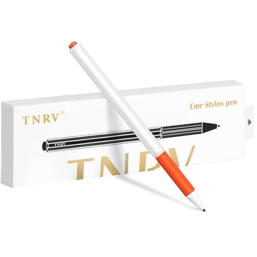 TNRV EMR Stylus Remarkable 2 Stifte Ersatz mit digitalem Radiergummi + 5 Spitzen, verhindert Handflächenkontakt, [4096 Druckstufe]. Geeignet zum Schreiben auf EMR-Stylus-Bildschirmen. Bitte überprüfen von TNRV