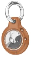 TNSNK Wasserdicht for Apple Airtag Holder hülle with Lock, Airtag Anhänger Schlüsselanhänger Case with Keychain for Luggage/Bicycles/Pets-(Brown) von TNSNK