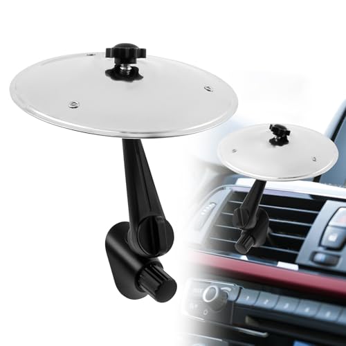 Auto-Crash-Becken,Mini-Trommel-Crash-Becken für Autos Vent,Langlebiges Auto-Becken Air Vent,Easy Clip, Schwarz Fun Dashboard Accessory, einfache Installation und robust Für alle Fahrzeugtypen Auto-Crash-Becken,Mini-Trommel-Crash-Becken für Autos Vent,Langlebiges Auto-Becken Air Vent,Easy Clip, Schwarz Fun Dashboard Accessory, einfache Installation und robust Für alle Fahrzeugtypen von TNTGMG