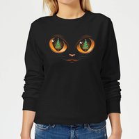 Tobias Fonseca Xmas Cat Attack Damen Weihnachtspullover – Schwarz - 5XL von TOBIAS FONSECA