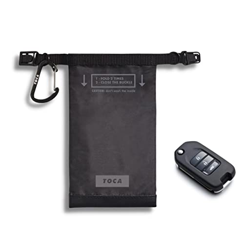 TOCA No Signal Sleeve - RFID-Blocker & Anti-Tracking Faraday-Tasche, Datenschutz Handy-Hülle, Laptop Schutzhülle, Keyless Go Schutz Autoschlüssel, Funkschlüssel Abschirmung-24.5x10cm von TOCA