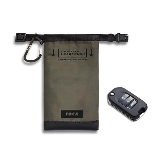 TOCA No Signal Sleeve - RFID-Blocker & Anti-Tracking Faraday-Tasche, Datenschutz Handy-Hülle, Laptop Schutzhülle, Keyless Go Schutz Autoschlüssel, Funkschlüssel Abschirmung-24.5x10cm von TOCA