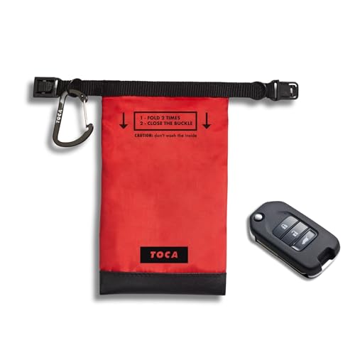 TOCA No Signal Sleeve Keyless Go Schutz Autoschlüssel Hülle, Faraday Bag und Tasche & RFID Blocker, Schutzhülle, Anti-Tracking Faradayscher Käfig fur Handy & Laptop Schutzhülle, EMP Schutz-15x8cm von TOCA