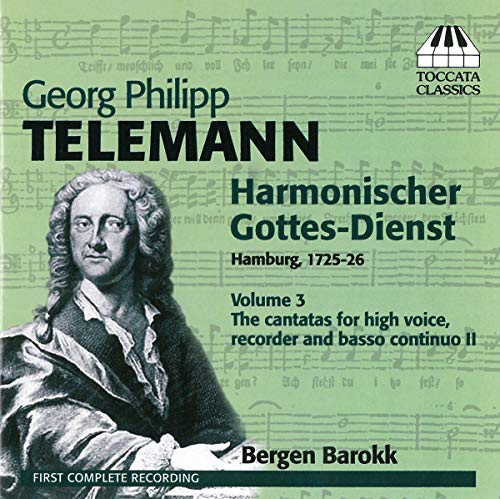 Telemann Harm.Gottesdienst Vol.3 von TOCCATA CLASSICS