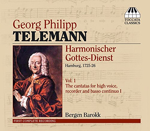 Telemann:Harmonischer Gottesdienst 1 Telemann:Harmonischer Gottesdienst 1 von Toccata Classics