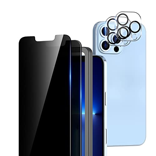 TOCOL 2+2 Stück Sichtschutz Schutzfolie für iPhone 13 Pro, 2 Stück Sichtschutz Panzerfolie und 2 Stück Kamera Schutzfolie 9H Blasenfrei Privatsphäre Panzerglsafolie mit Einbaurahmen TOCOL 2+2 Stück Sichtschutz Schutzfolie für iPhone 13 Pro, 2 Stück Sichtschutz Panzerfolie und 2 Stück Kamera Schutzfolie 9H Blasenfrei Privatsphäre Panzerglsafolie mit Einbaurahmen von TOCOL