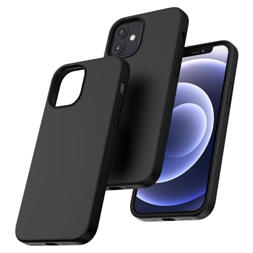 TOCOL für iPhone 12 Hülle Silikon, Stoßfest Anti-Rutsch Anti-Fingerabdruck Kratzfest Handyhülle für iPhone 12 Case, Schwarz TOCOL für iPhone 12 Hülle Silikon, Stoßfest Anti-Rutsch Anti-Fingerabdruck Kratzfest Handyhülle für iPhone 12 Case, Schwarz von TOCOL