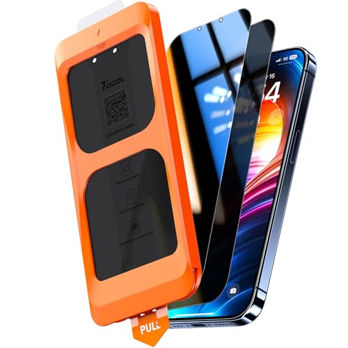 TOCOL für iPhone 13 Pro Max/iPhone 14 Plus für Panzerglas Sichtschutz, Full Screen Auto-Installation 0 Blasen 9H Härte Stoßfest Kratzfest Anti-Fingerabdruck Blickschutz Schutzglas, 2 Stück TOCOL für iPhone 13 Pro Max/iPhone 14 Plus für Panzerglas Sichtschutz, Full Screen Auto-Installation 0 Blasen 9H Härte Stoßfest Kratzfest Anti-Fingerabdruck Blickschutz Schutzglas, 2 Stück von TOCOL