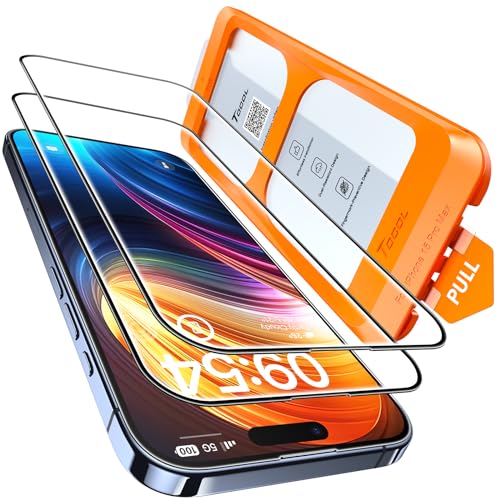TOCOL für iPhone 15 Pro Max für Panzerglas, Full Screen Auto-Installation Schutzglas 9H Härte Stoßfest Kratzfest Anti-Fingerabdruck Anti-Öl Anti-Bläschen, 2 Stück TOCOL für iPhone 15 Pro Max für Panzerglas, Full Screen Auto-Installation Schutzglas 9H Härte Stoßfest Kratzfest Anti-Fingerabdruck Anti-Öl Anti-Bläschen, 2 Stück von TOCOL