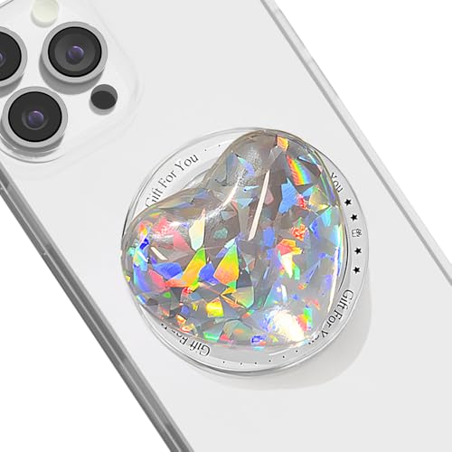 TOEECY Magnet Handyhalterung Fingerhalterung Handy Halter Magnet Halterung Drehbarer Ständer Magnetischer Griff Handyanhänger Magnetic Phone Holder Zubehör Für Mobiltelefone(Liebe) von TOEECY