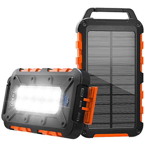 TOENNESEN Solar Powerbank 26800mAh Tragbares Solarladegerät PD 15W USB C Schnellladung Powerbank Solar-Orange02 TOENNESEN Solar Powerbank 26800mAh Tragbares Solarladegerät PD 15W USB C Schnellladung Powerbank Solar-Orange02 von TOENNESEN