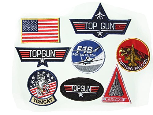 Pete US PILOT Mitchell Fancy Kleid Eisen auf Patch – Set of 8 Stickerei-Abzeichen Pete US PILOT Mitchell Fancy Kleid Eisen auf Patch – Set of 8 Stickerei-Abzeichen von TOFOW