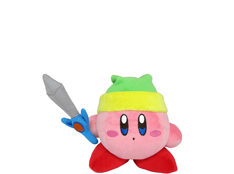 TOGETHER PLUS Nintendo Kirby mit Schwert 12cm Super Mario Kart Plüschfigur von TOGETHER PLUS