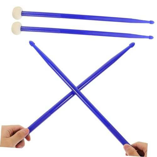 TOGEVAL 1 Paar Doppelköpfige Drumsticks, Doppelseitige Drumsticks, Drumsticks Für Schlagzeug, Doppelseitiger Stick, Doppelseitiger Drumstick, Doppelseitiger Drumstick, Professionelle TOGEVAL 1 Paar Doppelköpfige Drumsticks, Doppelseitige Drumsticks, Drumsticks Für Schlagzeug, Doppelseitiger Stick, Doppelseitiger Drumstick, Doppelseitiger Drumstick, Professionelle von TOGEVAL