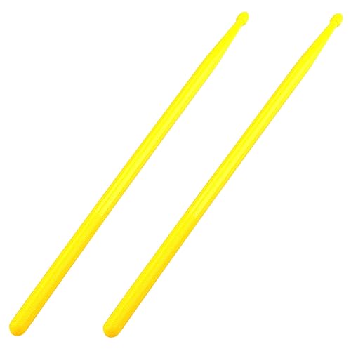 TOGEVAL 1 Paar Drumstick Zubehör, Lange Drumsticks, Schlagzeug Instrumenten Sticks, Übungs Drumsticks Aus Nylon, Drumsticks Für Performance Bands, Drumsticks Aus Nylon von TOGEVAL