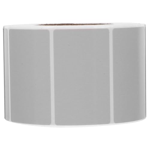 TOGEVAL 1 Rolle thermisches Etikett preisschild adressetiketten tagger schuletiketten markers tags klebrige Thermoetiketten Express-Etiketten Rechtecke beschriften Preisaufkleber Grey von TOGEVAL
