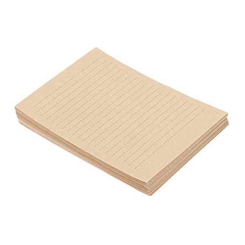 TOGEVAL 100Blätter Vintage Briefpapier Liniert Kraftpapier Nostalgisches Schreibpapier für Briefe und Kalligraphie für Kreative Projekte und Persönliche TOGEVAL 100Blätter Vintage Briefpapier Liniert Kraftpapier Nostalgisches Schreibpapier für Briefe und Kalligraphie für Kreative Projekte und Persönliche von TOGEVAL